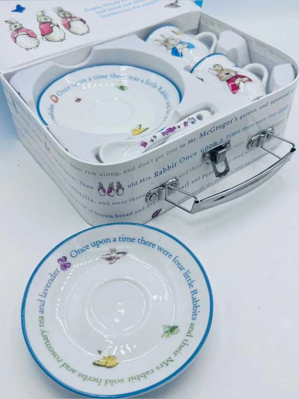 Beatrix Potter Peter Rabbit Tea Set For 2 - Picture 4 of 16